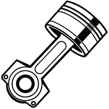 recommend clip art: piston vector silhouette illustration.