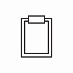clipboard file icon sign vector