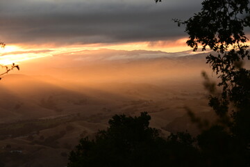 sunrise rays