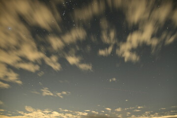time lapse of clouds