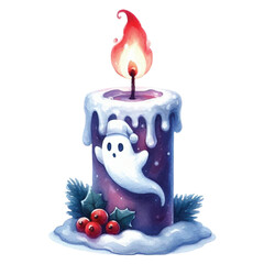 Spooky Christmas Sublimation Clipart