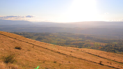 Landscape in the mountains