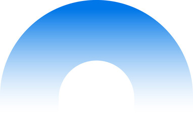 Gradient Blue Arch