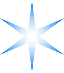 Obraz premium Gradient star