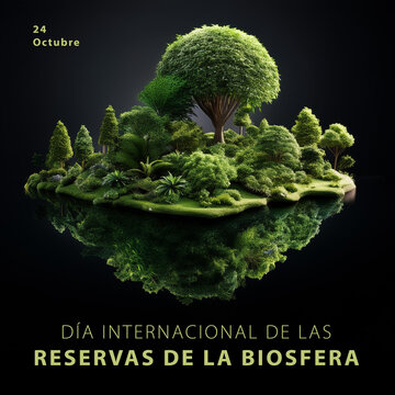 Una isla vegetal de naturaleza 24 de octubre Dia internacional de las reservas de la biosfera 