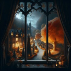window in the night