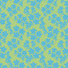 Abstract elegance pattern with floral background.