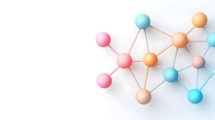 Obraz premium Molecular Structure of Fluorescent Enzymes Catalyzing Reactions on White Background