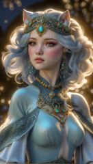 woman in fashionable close