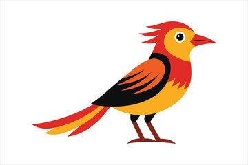 Weaver bird different style vector artwork illustration.