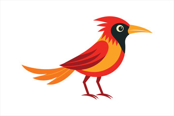 Fototapeta premium Weaver bird different style vector artwork illustration.