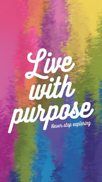 Live with Purpose T-shirt Design Motivational Quote, Illustartion,Typography,Banner,Poster