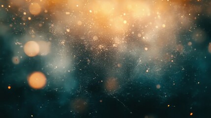Obraz premium Abstract Background with Glowing Lights and Dust Particles