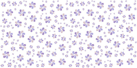 Seamless Floral Pattern with Pink Blossom Petals on Transparent Background, Delicate Flower Petals, Design for Fabric, Wallpaper, and Stationery