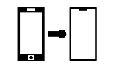 Black And White Smartphone Design