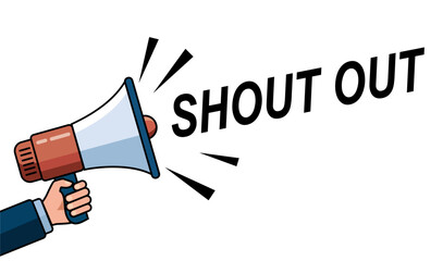 megaphone for shout out, announce, advertisement etc purpose.