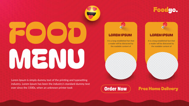 food restaurant banner design
