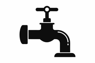 
Faucet icon vector, Water Faucet or tap icon, Kitchen water faucet symbol vector
