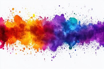 Obraz premium Abstract artistic watercolor splash background 