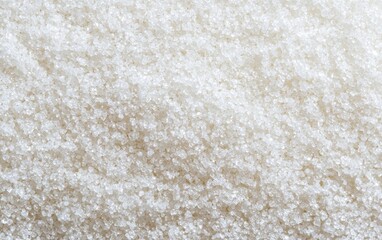 Fototapeta premium White granular sugar close-up, perfect for food industry visuals, baking ingredients, and health-related product design