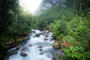 Stunning Mardalsfossen waterfall, Norway