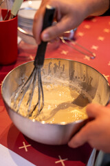 Process of baking belgian waffles