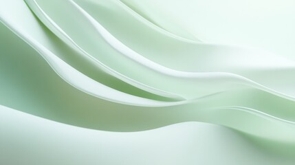 Fototapeta premium Light pastel green background with a smooth, clean finish, perfect for minimalist designs