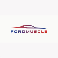 Fototapeta premium Car automotive vehicle auto sports rent a cat logo design and related company editable vector image