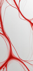 Wallpaper for phone | Red Connections | Good for representing art of blood canals and biology | Abstract art