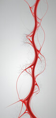 Wallpaper for phone | Red Connections | Good for representing art of blood canals and biology | Abstract art
