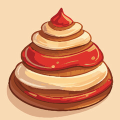 Vector set of Christmas gingerbread cookie
