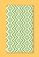 Summer leaves seamless pattern. Repeating design element for printing on fabric. Tropical and exotic geometric ornaments. Jungle and rainforest. Wallpaper and texture. Flat vector illustration