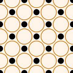 Seamless abstract geometric pattern. Vector Illustration.