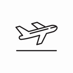 jet travel icon sign vector