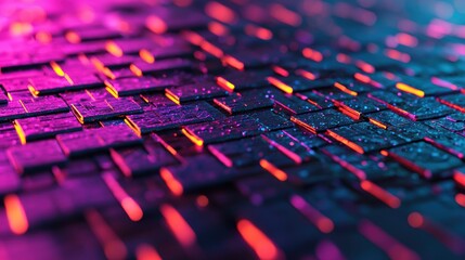 Obraz premium Colorful abstract pattern with vivid lighting