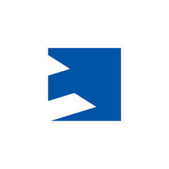 Letter f square business logo design vector editable 