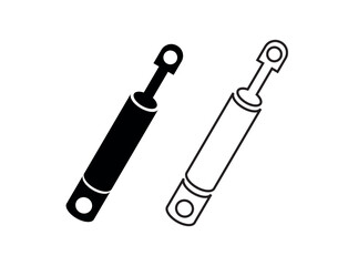 Hydraulic cylinder icon	