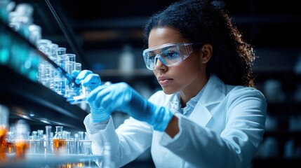 Scientists conducting research in a laboratory, representing the collaborative spirit of ethnic diversity in scientific fields