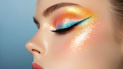 Fototapeta premium beauty makeup and nail art concept
