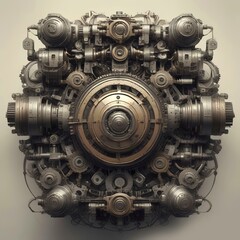 Fototapeta premium Mehcanical metal parts.