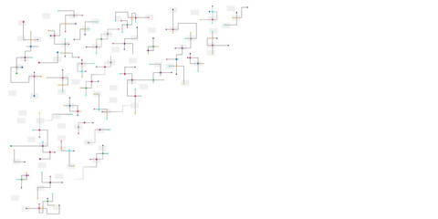 Minimalistic vector texture with linear squares pattern for banner design or header.