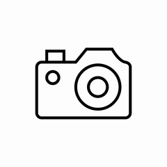 photo camera icon sign vector