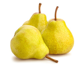 pears path isolated on white