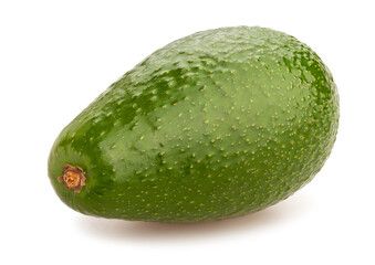 avocado path isolated on white
