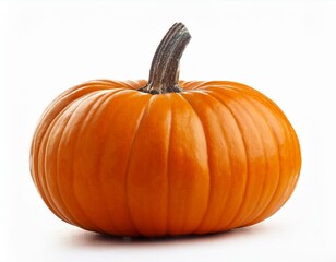 Obraz premium pumpkins against white background