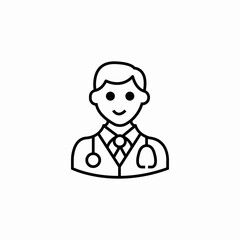 medical doctor icon sign vector