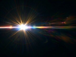abstract of sun with flare. natural background with lights and sunshine wallpaper