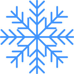 Snowflake icon. Snowflake shape, Christmas, Vector image, Outline, Vector image.