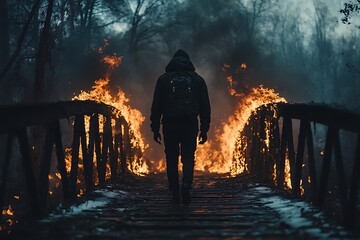 Burning bridges in relationships