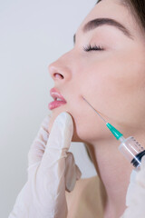 Maintaining the tightness of her skin with a little botox